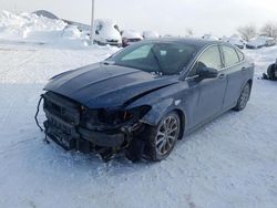 Salvage cars for sale at auction: 2018 Ford Fusion SE Phev