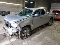 Salvage trucks for sale at Angola, NY auction: 2011 Toyota Tundra Double Cab SR5