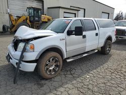 Salvage cars for sale at Woodburn, OR auction: 2008 Ford F150 Supercrew