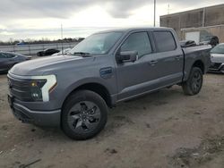 Salvage cars for sale at Fredericksburg, VA auction: 2024 Ford F150 Lightning Lariat