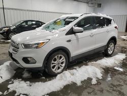 Salvage cars for sale at Windham, ME auction: 2018 Ford Escape SE