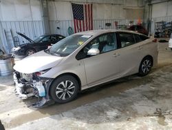 Salvage cars for sale at Mcfarland, WI auction: 2018 Toyota Prius Prime