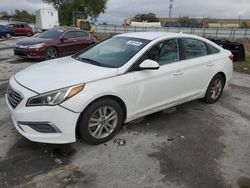 Salvage cars for sale at Orlando, FL auction: 2016 Hyundai Sonata SE