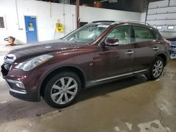 Salvage cars for sale at Blaine, MN auction: 2017 Infiniti QX50