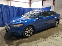 Salvage cars for sale at Hurricane, WV auction: 2017 Ford Fusion SE Hybrid