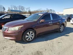 Salvage cars for sale at Spartanburg, SC auction: 2008 Honda Accord EXL