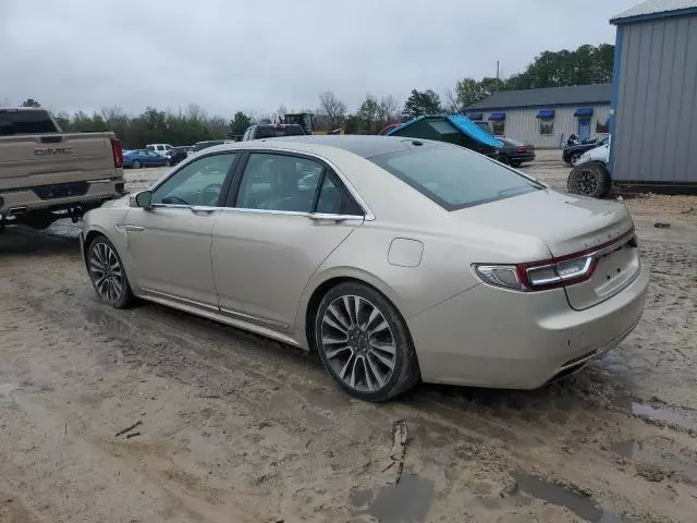 2017 Lincoln Continental Select