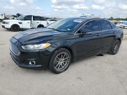 Salvage cars for sale at Houston, TX auction: 2014 Ford Fusion Titanium