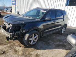 Salvage cars for sale at Mcfarland, WI auction: 2018 Ford Explorer