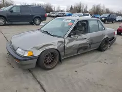 Honda Vehiculos salvage en venta: 1989 Honda Civic LX