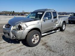 Vehiculos salvage en venta de Copart Lumberton, NC: 2002 Nissan Frontier Crew Cab XE