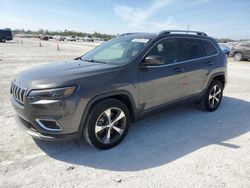 Salvage cars for sale at Arcadia, FL auction: 2019 Jeep Cherokee Limited