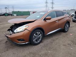 Salvage cars for sale at Elgin, IL auction: 2017 Nissan Murano S