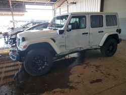 Salvage cars for sale at American Canyon, CA auction: 2024 Jeep Wrangler Sahara 4XE