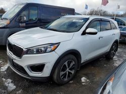 Salvage cars for sale at East Granby, CT auction: 2017 KIA Sorento EX