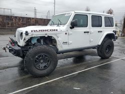 Jeep Wrangler Unlimited Rubicon salvage cars for sale: 2018 Jeep Wrangler Unlimited Rubicon