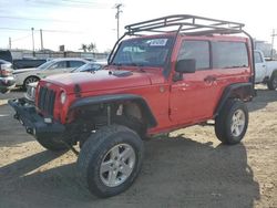 Jeep Wrangler Sahara salvage cars for sale: 2018 Jeep Wrangler Sahara