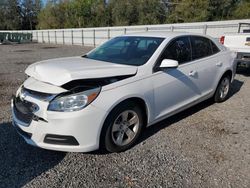 Chevrolet salvage cars for sale: 2015 Chevrolet Malibu 1LT