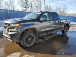 Salvage cars for sale at Moncton, NB auction: 2019 Chevrolet Silverado K1500 Trail Boss Custom