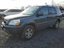 Salvage cars for sale at Duryea, PA auction: 2005 Honda Pilot EXL