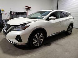 Salvage cars for sale at Assonet, MA auction: 2023 Nissan Murano SL