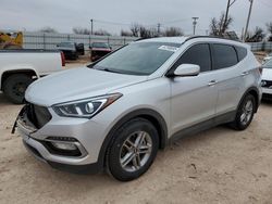 Salvage cars for sale at Oklahoma City, OK auction: 2017 Hyundai Santa FE Sport