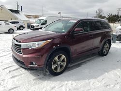 Salvage cars for sale at Northfield, OH auction: 2014 Toyota Highlander Limited