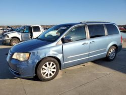 Salvage cars for sale at Grand Prairie, TX auction: 2012 Chrysler Town & Country Touring L