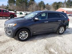 Salvage cars for sale at Mendon, MA auction: 2016 KIA Sorento LX