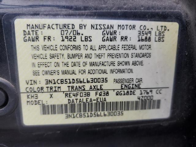 2006 Nissan Sentra 1.8