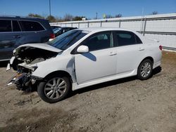 Salvage cars for sale at Sacramento, CA auction: 2009 Toyota Corolla Base