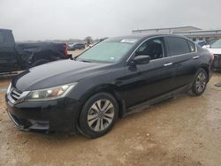 Salvage cars for sale at San Antonio, TX auction: 2015 Honda Accord LX