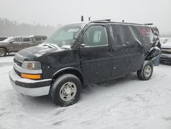 Salvage trucks for sale at Windham, ME auction: 2015 Chevrolet Express G2500