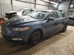 Salvage cars for sale at West Mifflin, PA auction: 2018 Ford Fusion SE