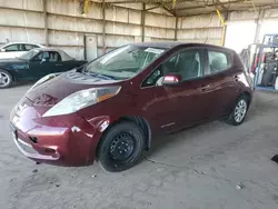 Salvage cars for sale at Phoenix, AZ auction: 2016 Nissan Leaf S