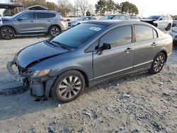 Salvage cars for sale at Loganville, GA auction: 2009 Honda Civic EX