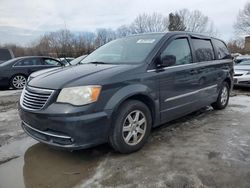 Salvage cars for sale at North Billerica, MA auction: 2011 Chrysler Town & Country Touring