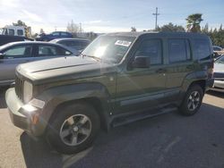 Salvage cars for sale at San Martin, CA auction: 2008 Jeep Liberty Sport