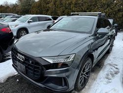 Salvage cars for sale at East Granby, CT auction: 2019 Audi Q8 Prestige S-Line