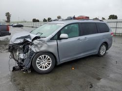 Salvage cars for sale at Martinez, CA auction: 2012 Toyota Sienna XLE