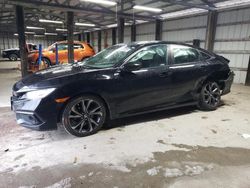 Salvage cars for sale at Madisonville, TN auction: 2019 Honda Civic Sport