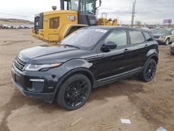 Salvage cars for sale at Colorado Springs, CO auction: 2017 Land Rover Range Rover Evoque SE