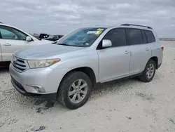 Toyota Highlander Base salvage cars for sale: 2013 Toyota Highlander Base