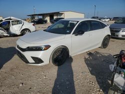 Salvage cars for sale at Temple, TX auction: 2022 Honda Civic Sport