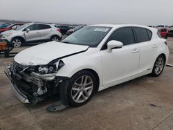 Salvage cars for sale at Grand Prairie, TX auction: 2014 Lexus CT 200