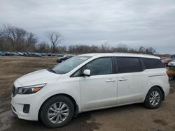 Vehiculos salvage en venta de Copart Des Moines, IA: 2016 KIA Sedona LX