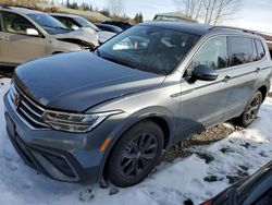 Volkswagen salvage cars for sale: 2024 Volkswagen Tiguan SE