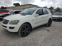 Salvage cars for sale at Opa Locka, FL auction: 2008 Mercedes-Benz ML 350