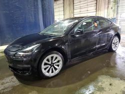 Salvage cars for sale from Copart Woodhaven, MI: 2022 Tesla Model 3