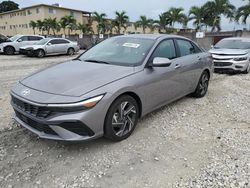 Salvage cars for sale at Opa Locka, FL auction: 2024 Hyundai Elantra Limited